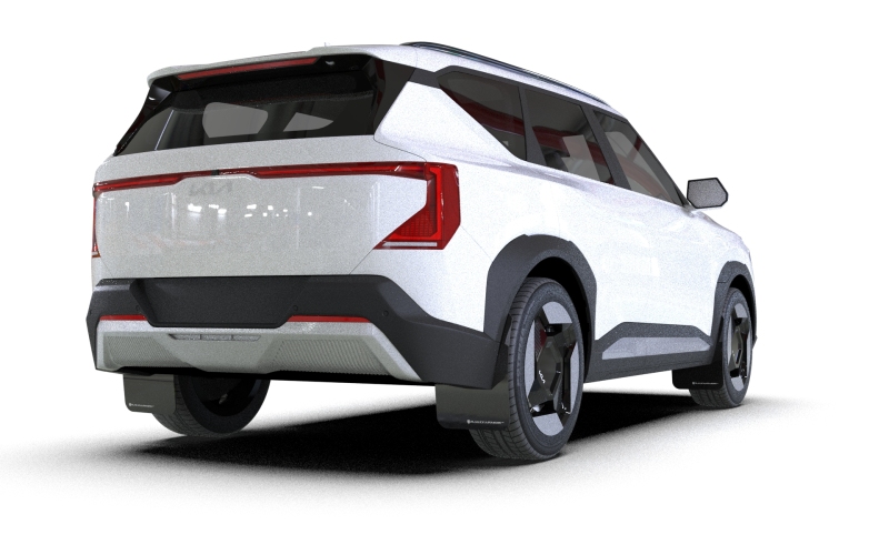 Kia EV5 Mud Flap - Rally Armor - UR Black/White Logo - Black - 2027+